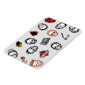 Suicide Squad | Diablo Emoji Pattern Magnet (Linke Seite)