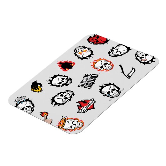 Suicide Squad | Diablo Emoji Pattern Magnet (Linke Seite)