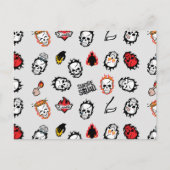 Suicide Squad | Diablo Emoji Pattern Postkarte (Vorderseite)