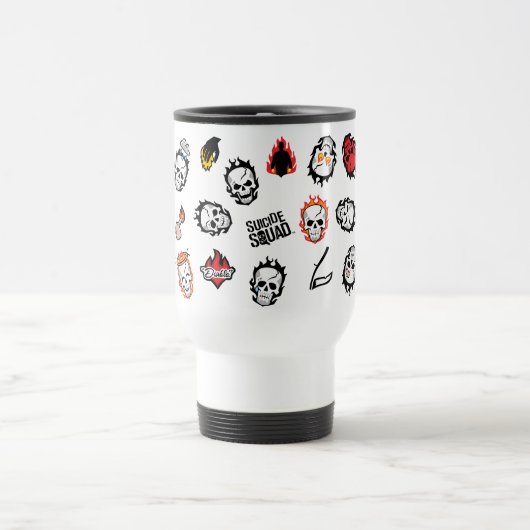 Suicide Squad | Diablo Emoji Pattern Reisebecher (Mittel)