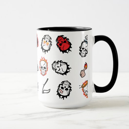 Suicide Squad | Diablo Emoji Pattern Tasse (Rechts)