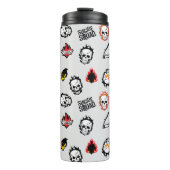Suicide Squad | Diablo Emoji Pattern Thermosbecher (Vorderseite)