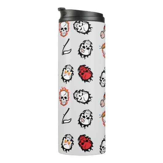 Suicide Squad | Diablo Emoji Pattern Thermosbecher (Nach rechts gedreht)