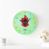 Suicide Squad Diablo Head Icon Große Wanduhr (Zuhause)