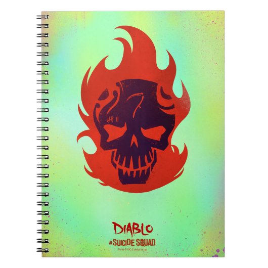 Suicide Squad Diablo Head Icon Notizblock (Vorderseite)
