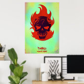 Suicide Squad Diablo Head Icon Poster (Heimbüro)