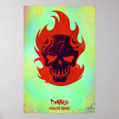 Suicide Squad Diablo Head Icon Poster (Vorne)