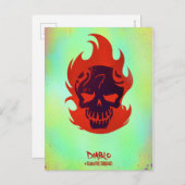 Suicide Squad | Diablo Head Icon Postkarte (Vorne/Hinten)