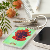 Suicide Squad Diablo Head Icon Schlüsselanhänger (Vorderseite rechts)