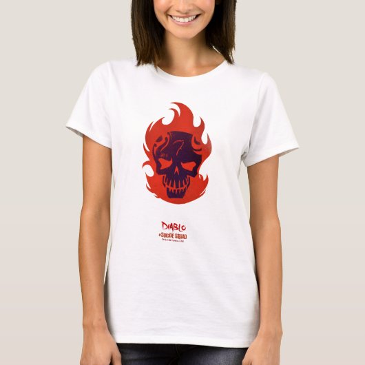 Suicide Squad Diablo Head Icon T-Shirt (Vorderseite)