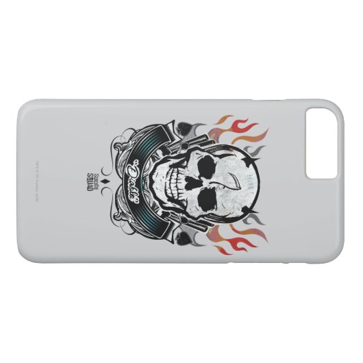 Suicide Squad | Diablo Skull & Flames Tattoo Art Case-Mate iPhone Hülle (Rückseite (Horizontal))