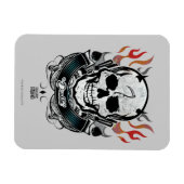 Suicide Squad | Diablo Skull & Flames Tattoo Art Magnet (Horizontal)