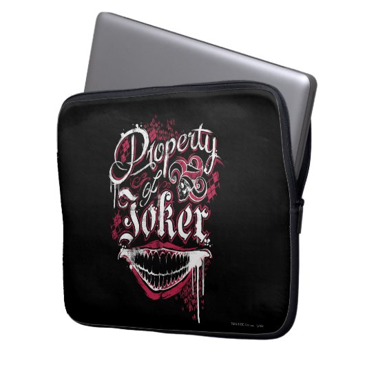 Suicide Squad | Eigentum an Joker Laptopschutzhülle (Vorderseite Links)