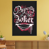 Suicide Squad | Eigentum an Joker Leinwanddruck (Insitu (Wohnzimmer))