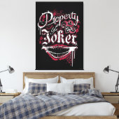 Suicide Squad | Eigentum an Joker Leinwanddruck (Insitu (Schlafzimmer))