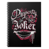 Suicide Squad | Eigentum an Joker Notizblock (Vorderseite)