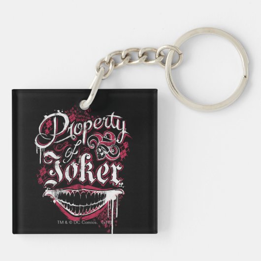 Suicide Squad | Eigentum an Joker Schlüsselanhänger (Rückseite)