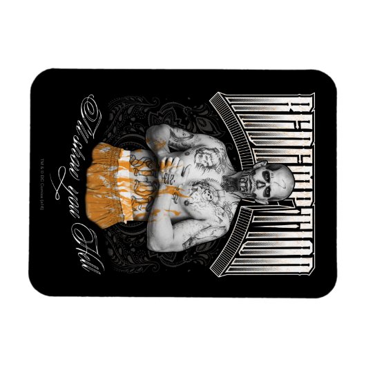 Suicide Squad | El Diablo "Redemption" Tattoo Magnet (Horizontal)