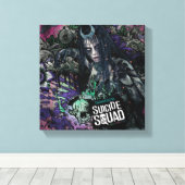 Suicide Squad | Enchantress Character Graffiti Leinwanddruck (Insitu (Holzboden))