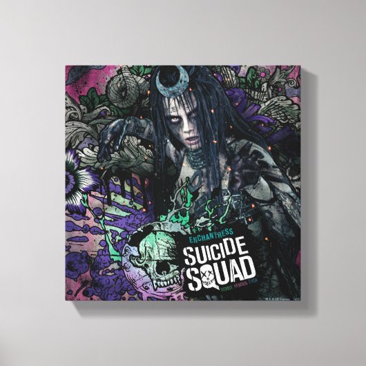 Suicide Squad | Enchantress Character Graffiti Leinwanddruck (Vorderseite)