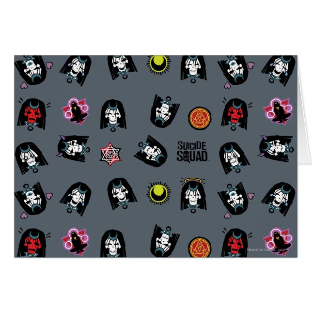 Suicide Squad | Enchantress Emoji Pattern (Vorderseite (Horizontal))
