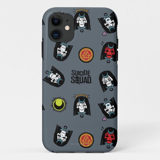 Suicide Squad | Enchantress Emoji Pattern Case-Mate iPhone Hülle (Rückseite)