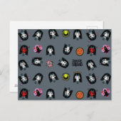 Suicide Squad | Enchantress Emoji Pattern Postkarte (Vorne/Hinten)