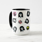 Suicide Squad | Enchantress Emoji Pattern Tasse (Vorderseite Links)