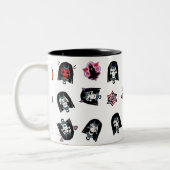 Suicide Squad | Enchantress Emoji Pattern Zweifarbige Tasse (Links)