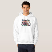 Suicide Squad | Farbiges Leuchtlogo Hoodie (Vorne ganz)