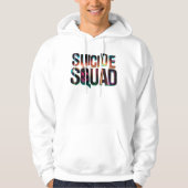 Suicide Squad | Farbiges Leuchtlogo Hoodie (Vorderseite)