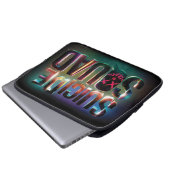 Suicide Squad | Farbiges Leuchtlogo Laptopschutzhülle (Vorne Knopf)