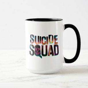 Suicide Squad Farbiges Leuchtlogo Tasse