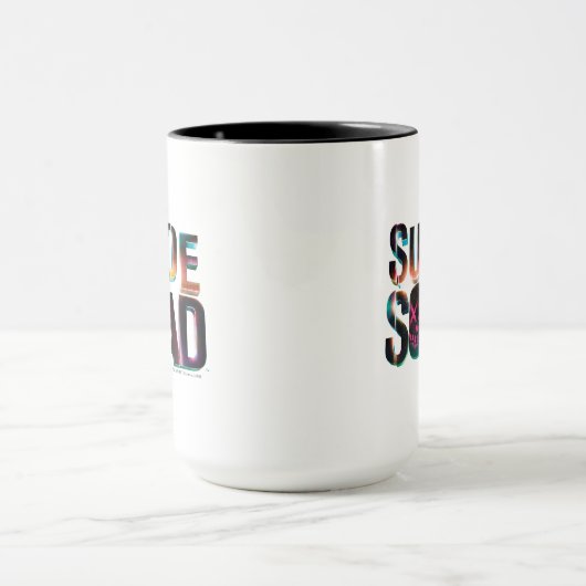 Suicide Squad | Farbiges Leuchtlogo Tasse (Zentrum)