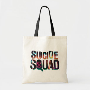 Suicide Squad Farbiges Leuchtlogo Tragetasche