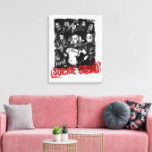 Suicide Squad | Foto der Grunge Group Leinwanddruck (Insitu (Wohnzimmer))