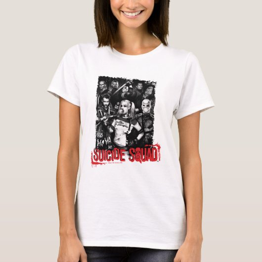 Suicide Squad | Foto der Grunge Group T-Shirt (Vorderseite)