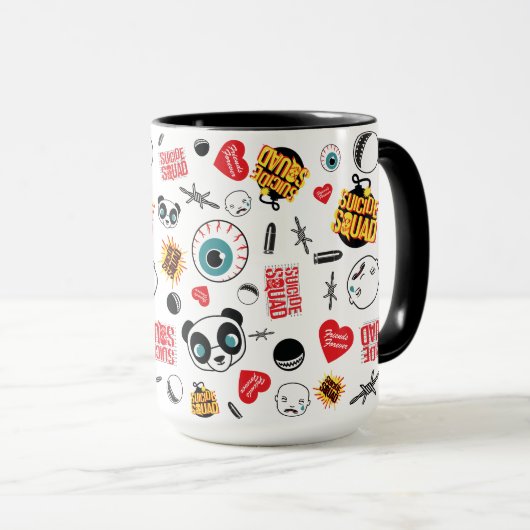 Suicide Squad | Friends Forever Pattern Tasse (VorderseiteRechts)