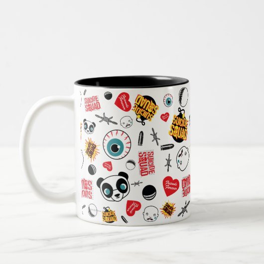 Suicide Squad | Friends Forever Pattern Zweifarbige Tasse (Links)