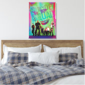 Suicide Squad | Green Joker & Squad Movie Poster Leinwanddruck (Insitu (Schlafzimmer))