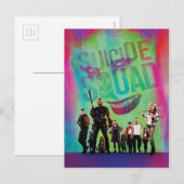 Suicide Squad | Green Joker & Squad Movie Poster Postkarte (Vorne/Hinten)