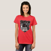 Suicide Squad | Group Abzeichen Foto T-Shirt (Vorne ganz)
