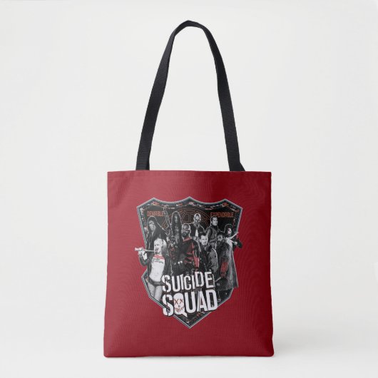 Suicide Squad | Group Abzeichen Foto Tasche (Vorderseite)