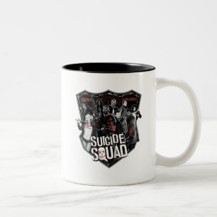 Suicide Squad Group Abzeichen Foto Zweifarbige Tasse