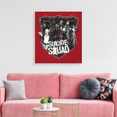 Suicide Squad Group Badge Foto Leinwanddruck (Insitu (Wohnzimmer))
