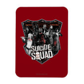 Suicide Squad Group Badge Foto Magnet (Vertikal)