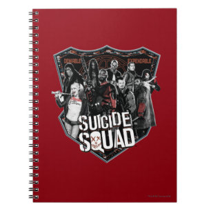 Suicide Squad Group Badge Foto Notizblock