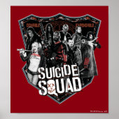Suicide Squad Group Badge Foto Poster (Vorne)