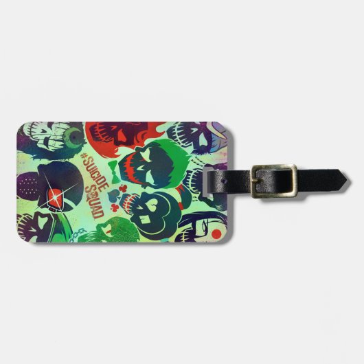 Suicide Squad | Gruppentoss Gepäckanhänger (Vorderseite horizontal)