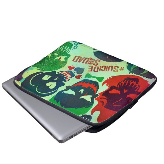 Suicide Squad | Gruppentoss Laptopschutzhülle (Vorne Knopf)